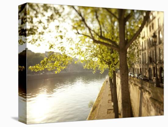 River Seine and Ile St. Louis, Paris, France-Jon Arnold-Premier Image Canvas