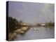River Seine, Paris (Oil on Canvas)-Antoine Vollon-Premier Image Canvas