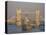 River Thames, Tower Bridge and Hms Belfast, London-Charles Bowman-Premier Image Canvas