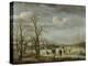 River View in the Winter-Aert van der Neer-Stretched Canvas