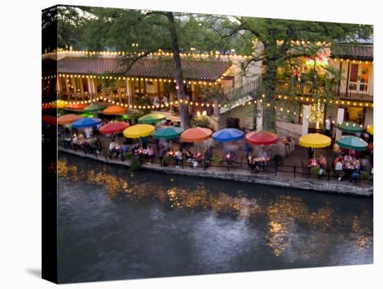 River Walk Restaurants and Cafes of Casa Rio, San Antonio, Texas-Bill Bachmann-Premier Image Canvas