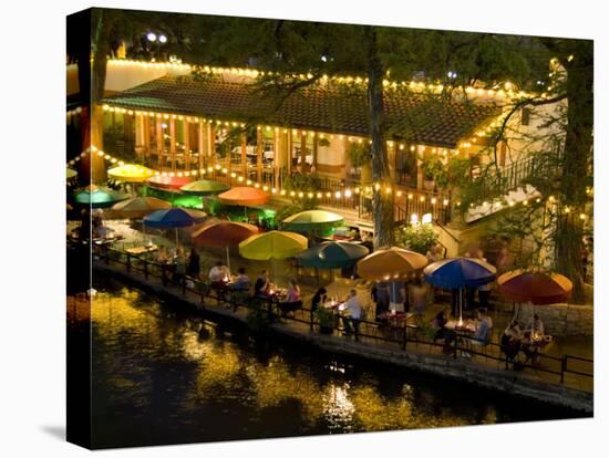 River Walk Restaurants and Cafes of Casa Rio, San Antonio, Texas-Bill Bachmann-Premier Image Canvas