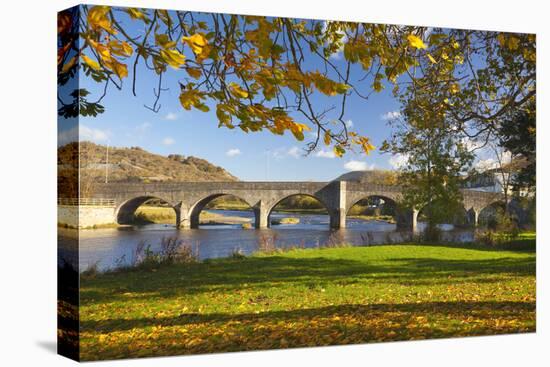 River Wye and Bridge, Builth Wells, Powys, Wales, United Kingdom, Europe-Billy Stock-Premier Image Canvas