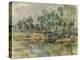 Riverbank, c.1895-Paul Cezanne-Premier Image Canvas