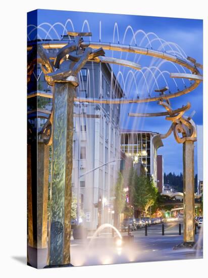 Riverfront Park Fountain, Spokane, Washington State, United States of America, North America-Richard Cummins-Premier Image Canvas