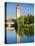 Riverfront Park with Clock Tower and Spokane River, Spokane, Washington-Jamie & Judy Wild-Premier Image Canvas