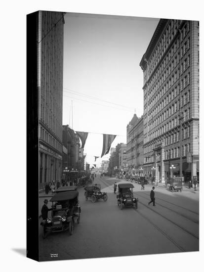 Riverside Avenue, Spokane, 1916-null-Premier Image Canvas