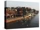 Riverside Pubs and Bars During Late Afternoon by the River Thames at Kingston-Upon-Thames, a Suburb-Stuart Forster-Premier Image Canvas