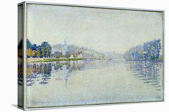 Riverside, the Seine and Herblay Painting by Paul Signac (1863-1935) 1889 Sun. 0,33X0,55 M Paris, M-Paul Signac-Premier Image Canvas
