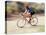 Road Biker in Vail, Colorado, USA-Lee Kopfler-Premier Image Canvas