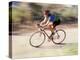 Road Biker in Vail, Colorado, USA-Lee Kopfler-Premier Image Canvas