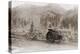 Road Grader Pulled by a Steel Wheeled Tractor in Alaska's Tanana Valley in 1916-null-Stretched Canvas