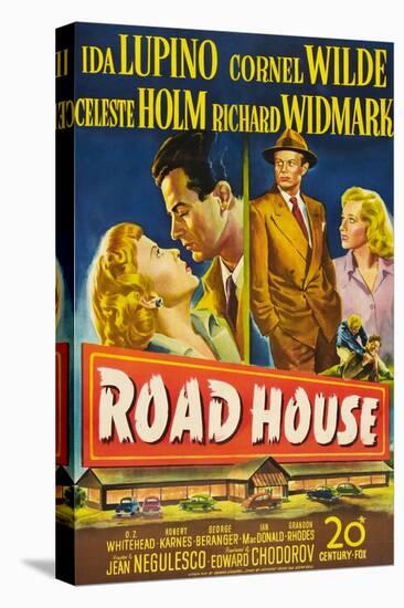 Road House-null-Stretched Canvas