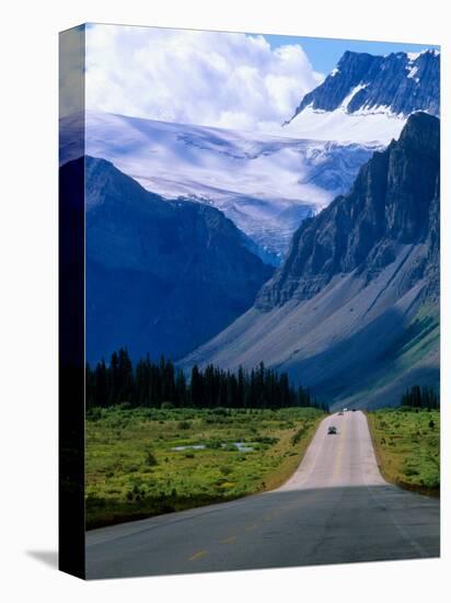 Road into the Mountains of Banff National Park, Alberta, Canada-Janis Miglavs-Premier Image Canvas