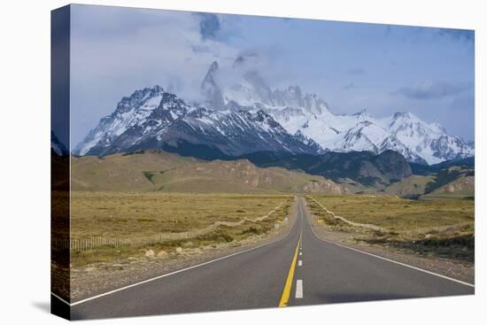 Road Leading to Mount Fitzroy Near El Chalten, Patagonia, Argentina, South America-Michael Runkel-Premier Image Canvas