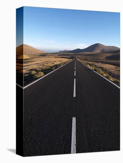 Road Near La Pared, Fuerteventura, Canary Islands, Spain, Europe-Hans Peter Merten-Premier Image Canvas