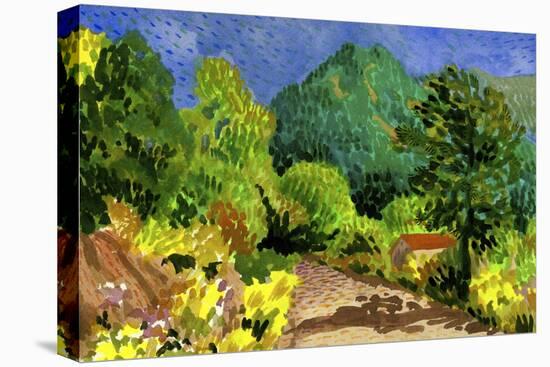 Road Near Taos-John Newcomb-Premier Image Canvas