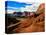 Road passing through rocky desert, Capitol Reef National Park, Utah, USA-null-Premier Image Canvas