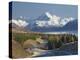 Road to Aoraki Mount Cook, Mackenzie Country, South Canterbury, South Island, New Zealand-David Wall-Premier Image Canvas