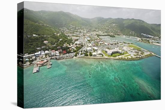 Road Town on Tortola in British Virgin Islands-Macduff Everton-Premier Image Canvas