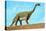 Roadside Brontosaurus-null-Stretched Canvas