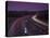 Roadworks, Lane Closures and Speed Limits on M5 Motorway at Dusk, Near Birmingham, England-Ian Egner-Premier Image Canvas
