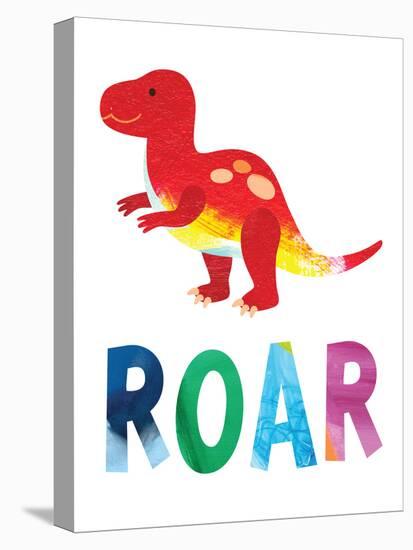 Roar Dino-Jennifer McCully-Stretched Canvas