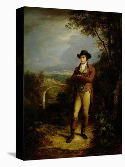 Robert Burns (1759-96), 1828 (Panel)-Alexander Nasmyth-Premier Image Canvas