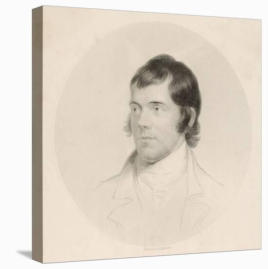 Robert Burns Scottish National Poet Portrait-null-Premier Image Canvas