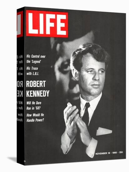 Robert Kennedy, Will He Dare Run in 68, November 18, 1966-Bill Eppridge-Premier Image Canvas