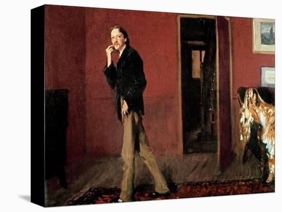 Robert Louis Stevenson and His Wife, 1885-John Singer Sargent-Premier Image Canvas