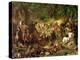 Robin Hood and His Merry Men Entertaining Richard the Lionheart in Sherwood Forest, 1839-Daniel Maclise-Premier Image Canvas