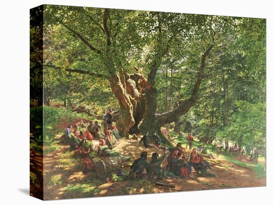 Robin Hood and His Merry Men in Sherwood Forest, 1859-Edmund Warren George-Premier Image Canvas