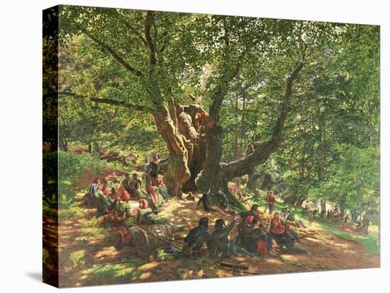 Robin Hood and His Merry Men in Sherwood Forest, 1859-Edmund Warren George-Premier Image Canvas