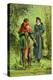 Robin Hood and Maid Marian-null-Stretched Canvas