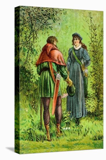 Robin Hood and Maid Marian-null-Stretched Canvas