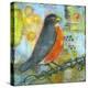 Robin Still Life-Blenda Tyvoll-Stretched Canvas