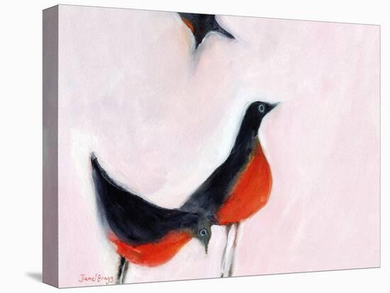 Robins from Memory-Janel Bragg-Stretched Canvas