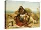 Robinson Crusoe and His Man Friday-John Charles Dollman-Premier Image Canvas