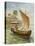 Robinson Crusoe Sailing in His Boat-null-Premier Image Canvas