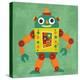 Robot 1-Nancy Lee-Stretched Canvas