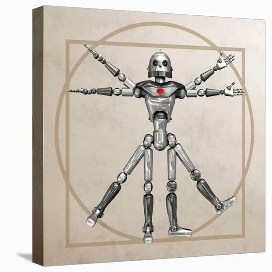 Robot, Artwork-Friedrich Saurer-Premier Image Canvas