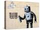 Robot-Banksy-Premier Image Canvas