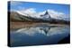 Roche Ronde Reflectsin the Athabasca River, Jasper National Park, Alberta, Canada-Richard Wright-Premier Image Canvas