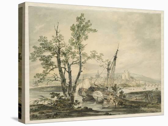 Rochester, C.1793 (W/C with Pen & Ink on Paper)-Joseph Mallord William Turner-Premier Image Canvas