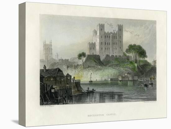 Rochester Castle, Kent, Mid 19th Century-Henry Adlard-Premier Image Canvas