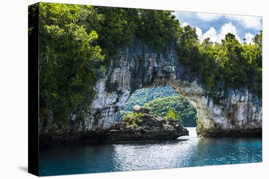 Rock Arch in the Rock Islands, Palau, Central Pacific, Pacific-Michael Runkel-Premier Image Canvas