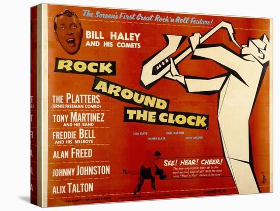 Rock Around the Clock, 1956-null-Stretched Canvas