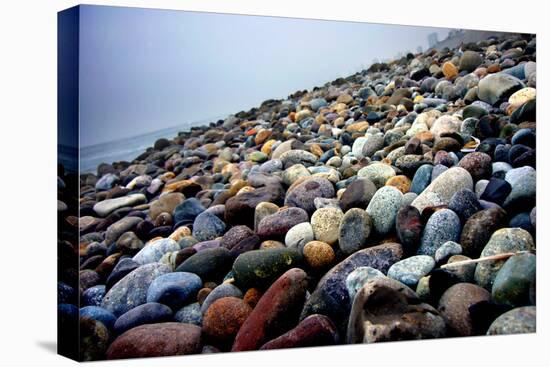 Rock Beach Lima Peru-null-Stretched Canvas