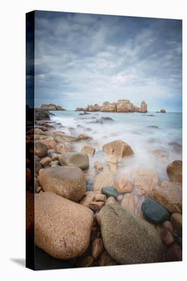 Rock Beach on Brehat Island 4-Philippe Manguin-Premier Image Canvas